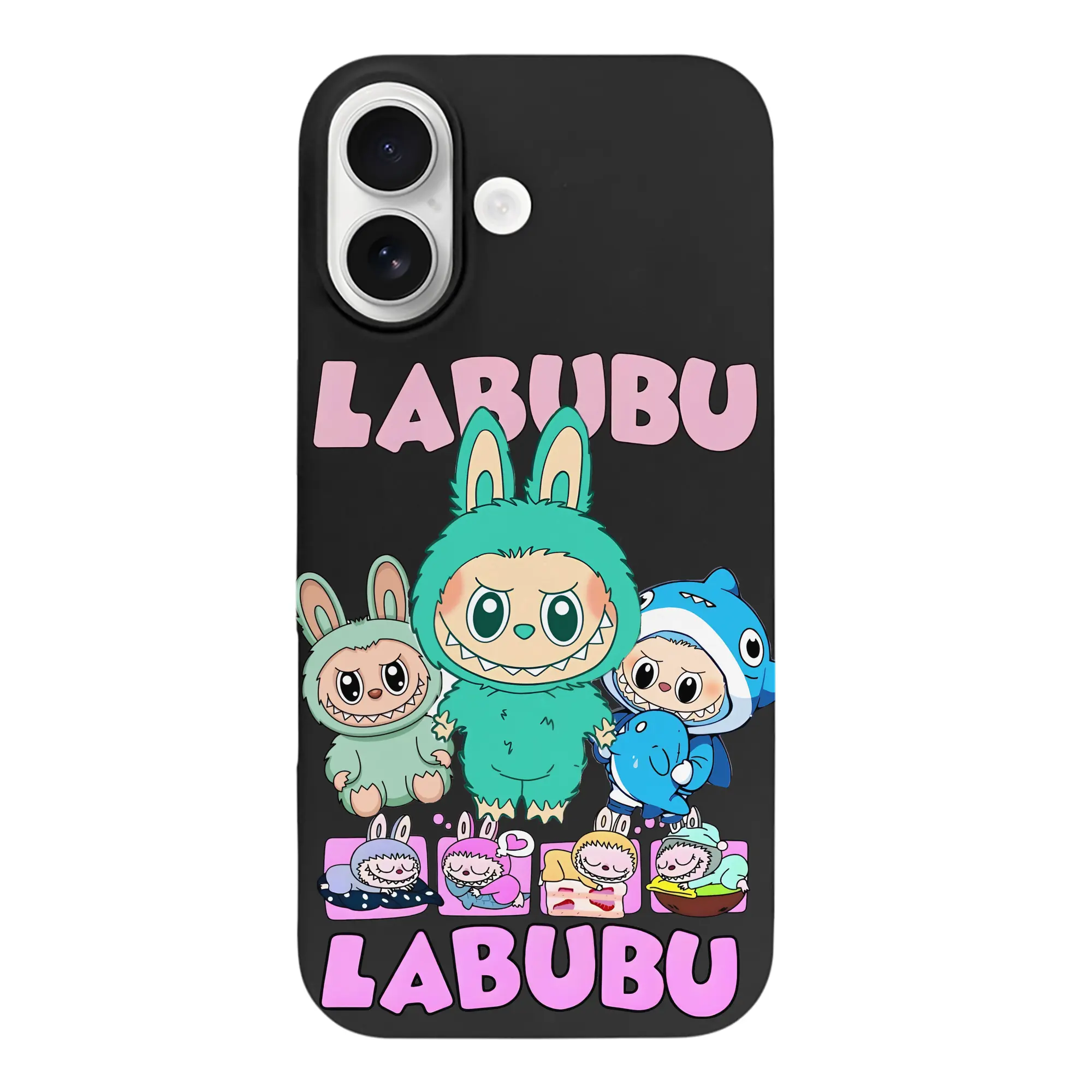 ラブブ グッズ ラブブ - iPhone 17 シリーズ シリコンケース 薄型 耐衝撃 指紋防止 ソフトタッチカバー 精密フィット 傷防止 保護ケース iPhone 17/17 Air/17 Pro/17 Pro Max 対応